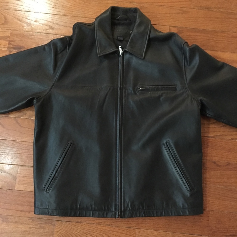 Gently used coach leather jacket-perfect condition